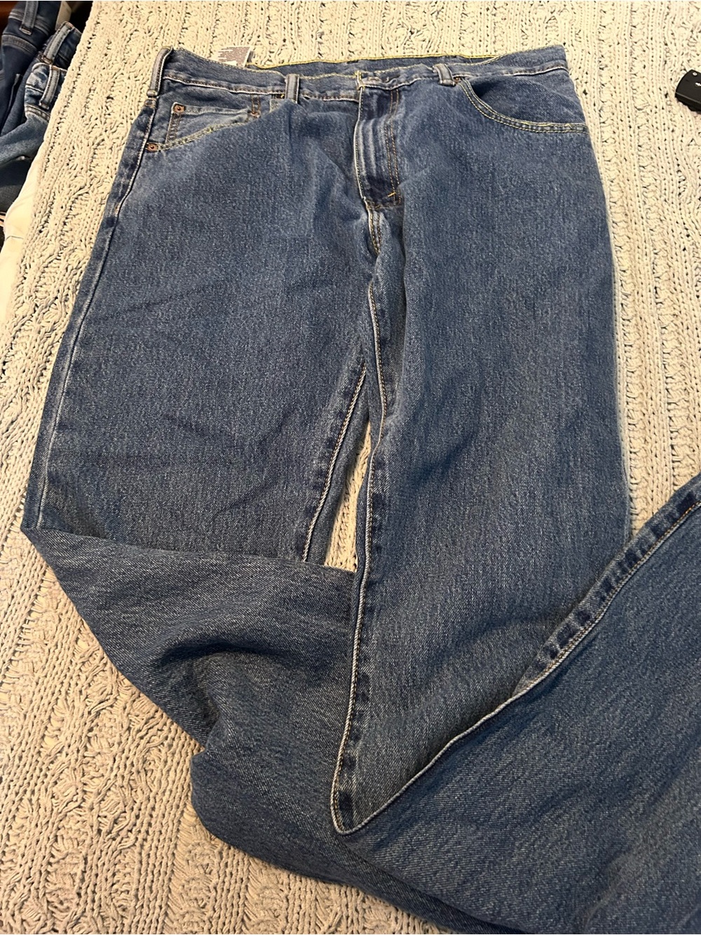 Levi's Men's Blue Relaxed Straight Jeans